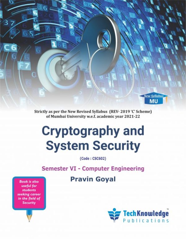 Techknowledge’s CRYPTOGRAPHY AND SYSTEM SECURITY Computer engineering T ...