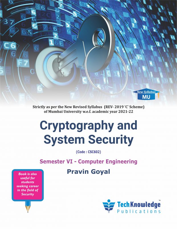 Techknowledge’s CRYPTOGRAPHY AND SYSTEM SECURITY Computer engineering T ...