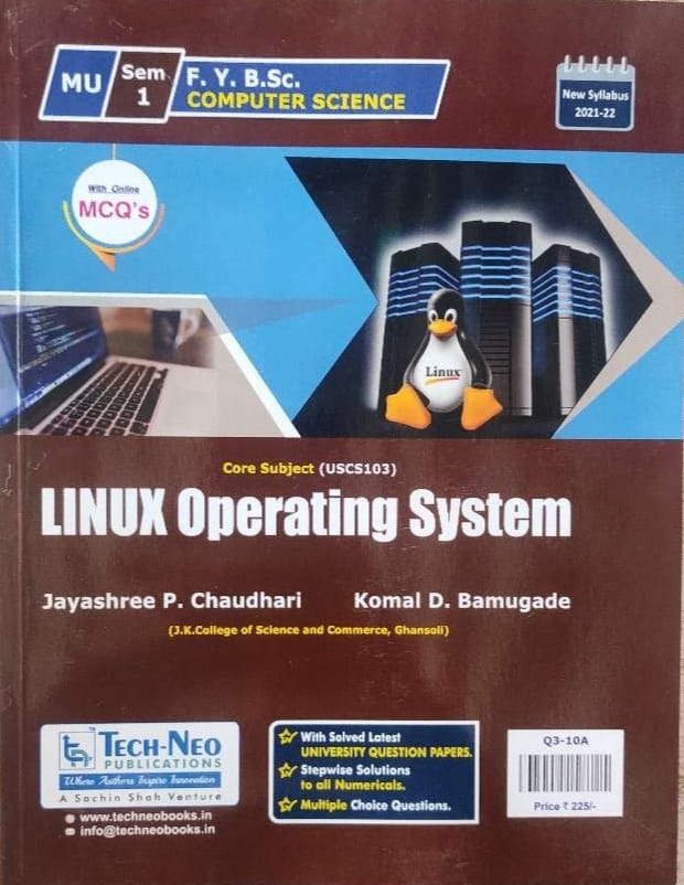 Tech-neo Linux operating system F.y.b.sc. computer schience semester 1 ...